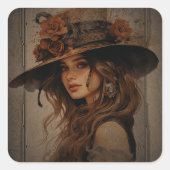 Stickers Femme Steampunk (Devant)