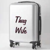 Stickers Femme Thug (Sur valise)