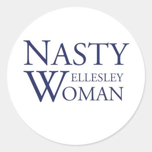 Stickers Femme Wellesley Nasty (Devant)