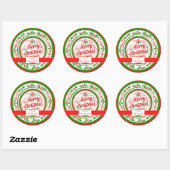 Stickers Festive Custom Christmas (Feuille)