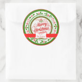 Stickers Festive Custom Christmas (Sac)