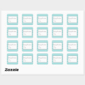 Stickers Festive Turquoise (Feuille)