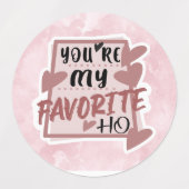 stickers fête, collection ho préférée (Design 1)