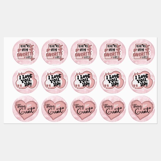 stickers fête, collection ho préférée (Feuille)