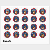 Stickers Fête De Baseball Favoriser (Feuille)