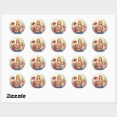 Stickers fête de la mère heureuse (Feuille)