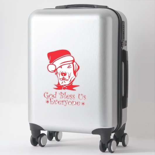 Stickers fête de Noël (Sur valise)