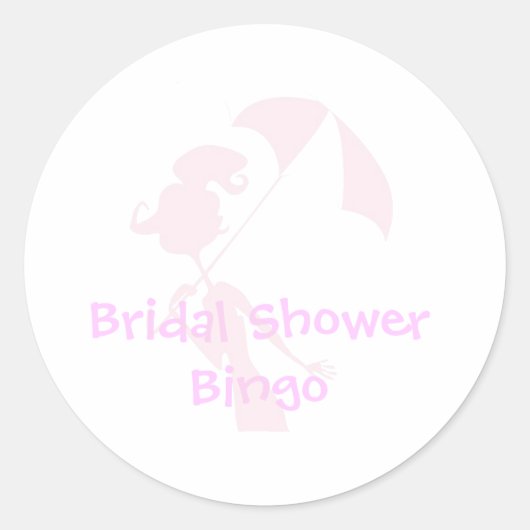 Stickers Fête des mariées Bingo (Devant)