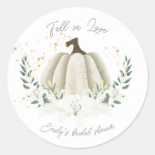 Stickers Fête des mariées d'automne botanique Mari (Devant)