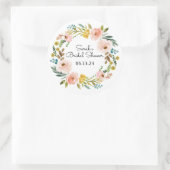 Stickers Fête des mariées Favoriser Floral Automne (Sac)