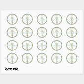 Stickers Fête des mariées opiaire Favoriser la (Feuille)