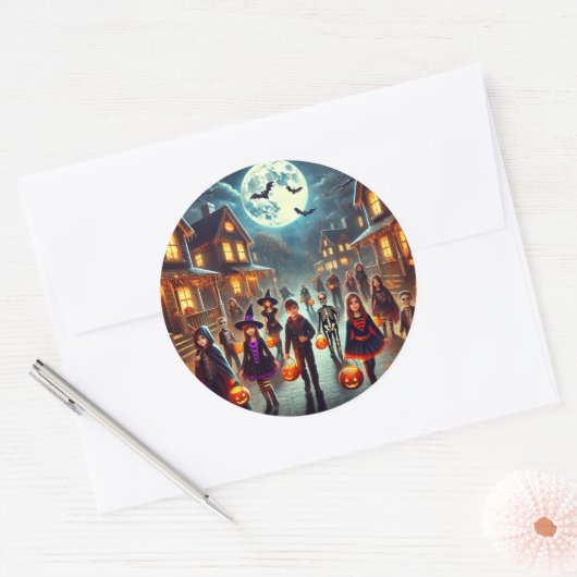 Stickers fête d'halloween (Enveloppe)