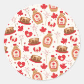 Stickers fête du Canada (Devant)