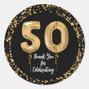 Stickers Fête du Cinquantième Anniversaire