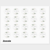 Stickers Feuille de mariage botanique vert (Feuille)