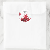 Stickers Feuille d'érable rouge (Sac)