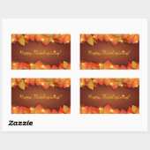 Stickers Feuilles bon thanksgiving (Feuille)