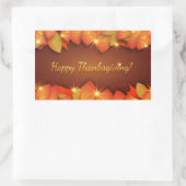 Stickers Feuilles bon thanksgiving (Sac)