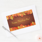 Stickers Feuilles bon thanksgiving (Enveloppe)