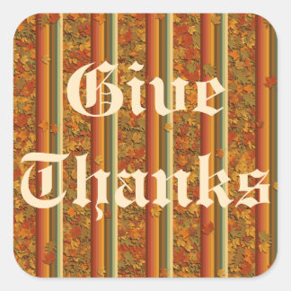 Stickers - Feuilles d'automne et bandes