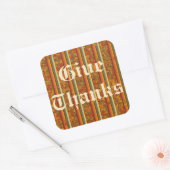 Stickers - Feuilles d'automne et bandes (Enveloppe)