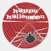 Stickers Ffatifatifatifatit Spider Et Web Hallowee (Devant)