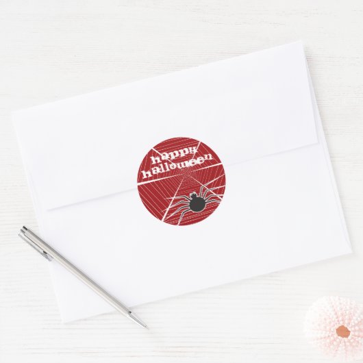 Stickers Ffatifatifatifatit Spider Et Web Hallowee (Enveloppe)