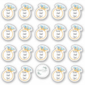 STICKERS FIANÇAILLES PERSONNALISÉS (Devant)