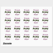 Stickers Fiers Tantes Armée (Feuille)