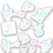 Stickers Figure Sorcière Colorée pour Iphone (Recto)