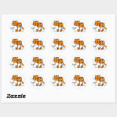 Stickers Figure Stickers Tiger (Feuille)