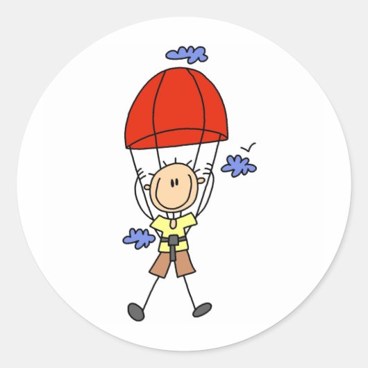 Stickers Figurine Sky Diver (Devant)