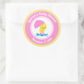 Stickers Fille Canard Baby shower Fête Favoriser (Sac)