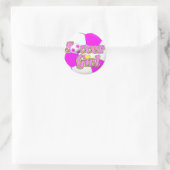 Stickers Fille de Football (Sac)