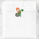 Stickers fille Leprechaun (Sac)