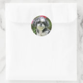 Stickers fille Shih Tzu (Sac)