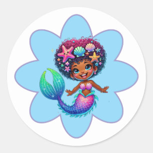 Stickers Fille Sirène