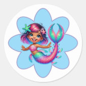 Stickers Fille Sirène (Devant)