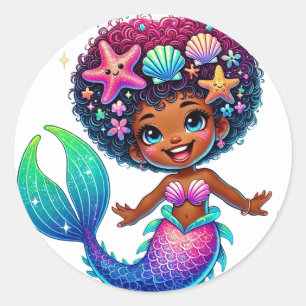 Stickers Fille Sirène