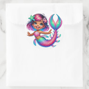 Stickers Fille Sirène