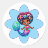 Stickers Fille Sirène (Devant)
