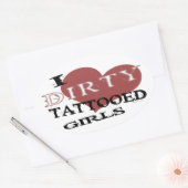 Stickers filles tatouées sales (Enveloppe)