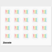 Stickers FIN (Feuille)