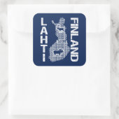 stickers FINLANDE MAP - Lahti (Sac)
