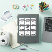 Stickers Fireworks de plusieurs noms (Couverture iPad)