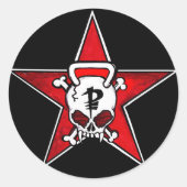 Stickers Fishers Red Star (Devant)