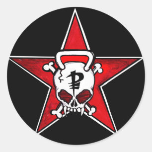 Stickers Fishers Red Star