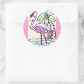 Stickers Flamant rose (Sac)