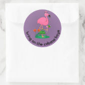 Stickers Flamant rose Bachelorette/Cabana Boys (Sac)