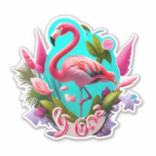 Stickers Flamant rose pour égayer votre journée